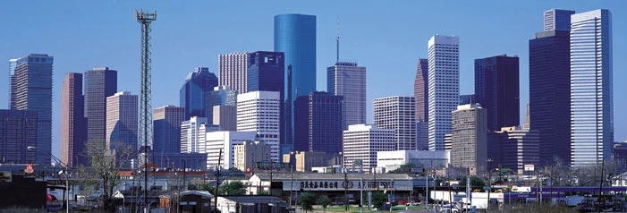 Vista diurna de los edificios de Houston