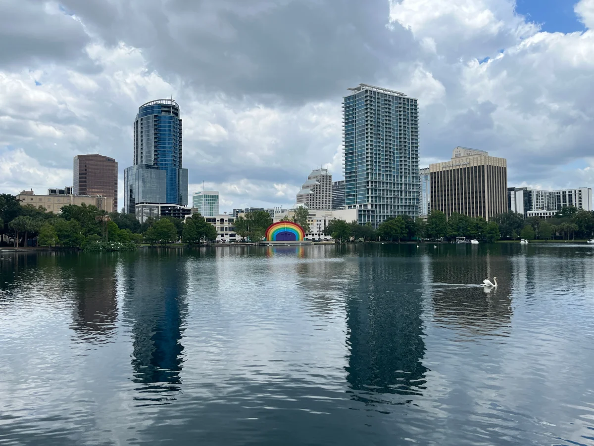 Lago Eola en Orlando, Florida